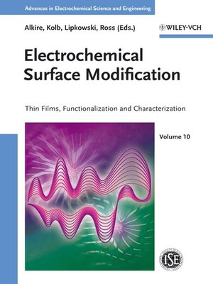 cover image of Electrochemical Surface Modification